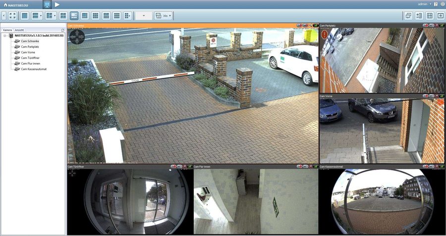 Mobotix IP camera outdoors