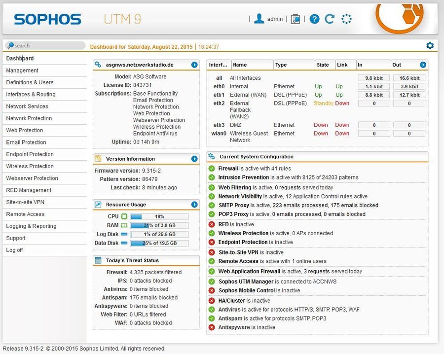 Sophos UTM Appliance