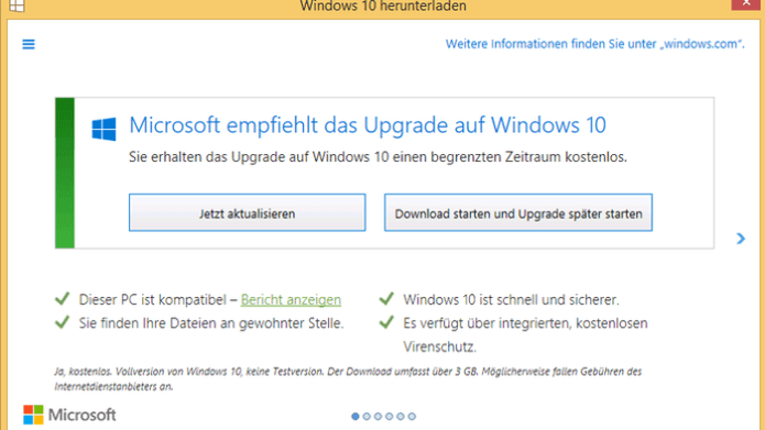 Electronic Frontier Foundation kritisiert Upgrade-Praxis und Datensammelwut von Windows 10