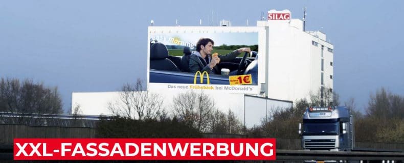 XXL-Fassadenwerbung